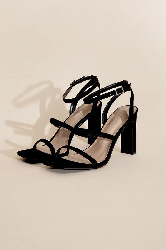 FS CLEARANCE DEVIN-8 Ankle Strap Heels