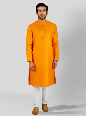 Golden Orange Kurta Set | Azania