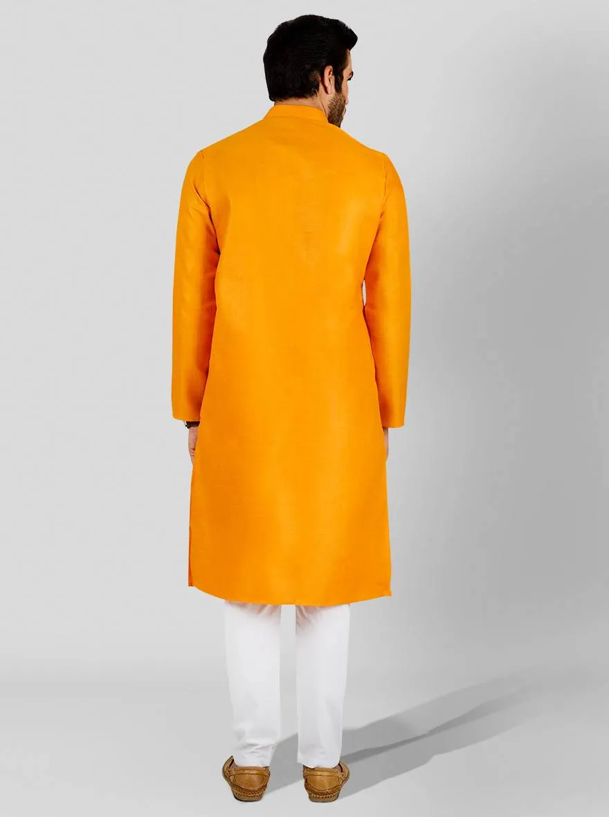 Golden Orange Kurta Set | Azania