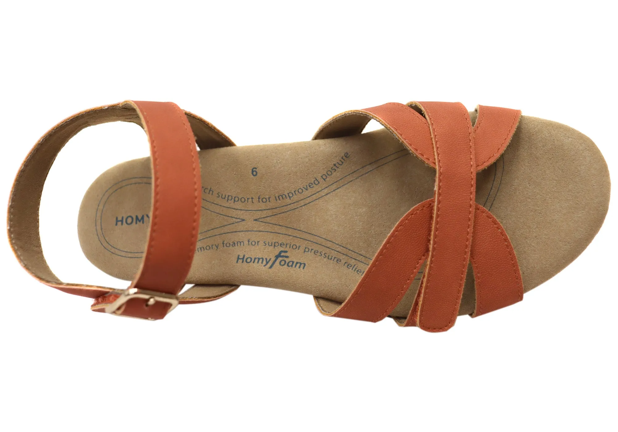 Homyped Bobby Strap Womens Comfortable Sandals