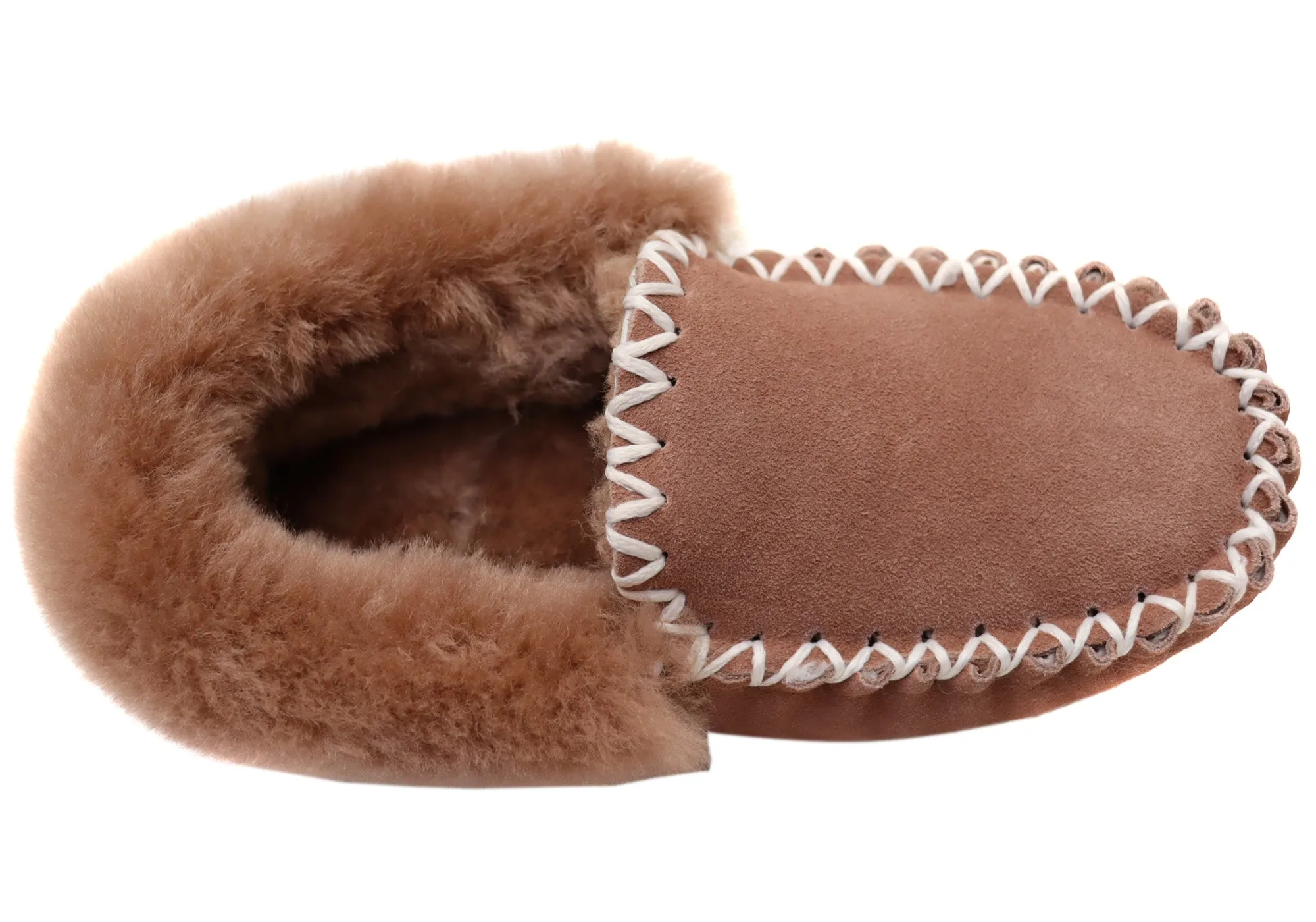 Hush Puppies Shaggy Womens Comfortable Moccasin Slippers