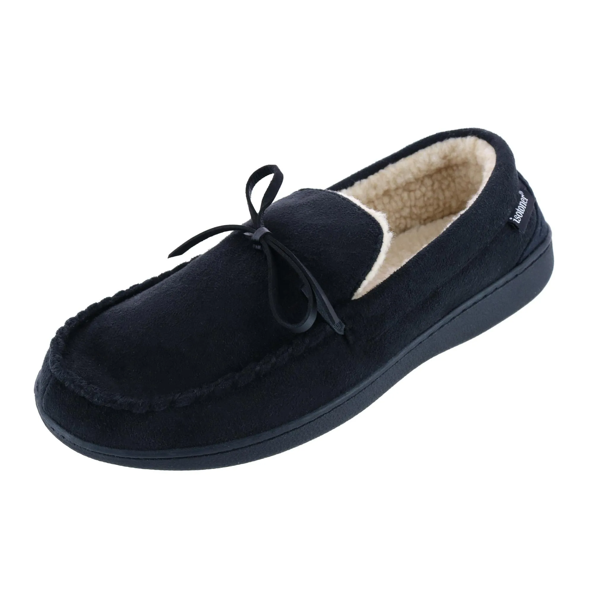 Isotoner Men's Microsuede Nigel Moccasin Slipper