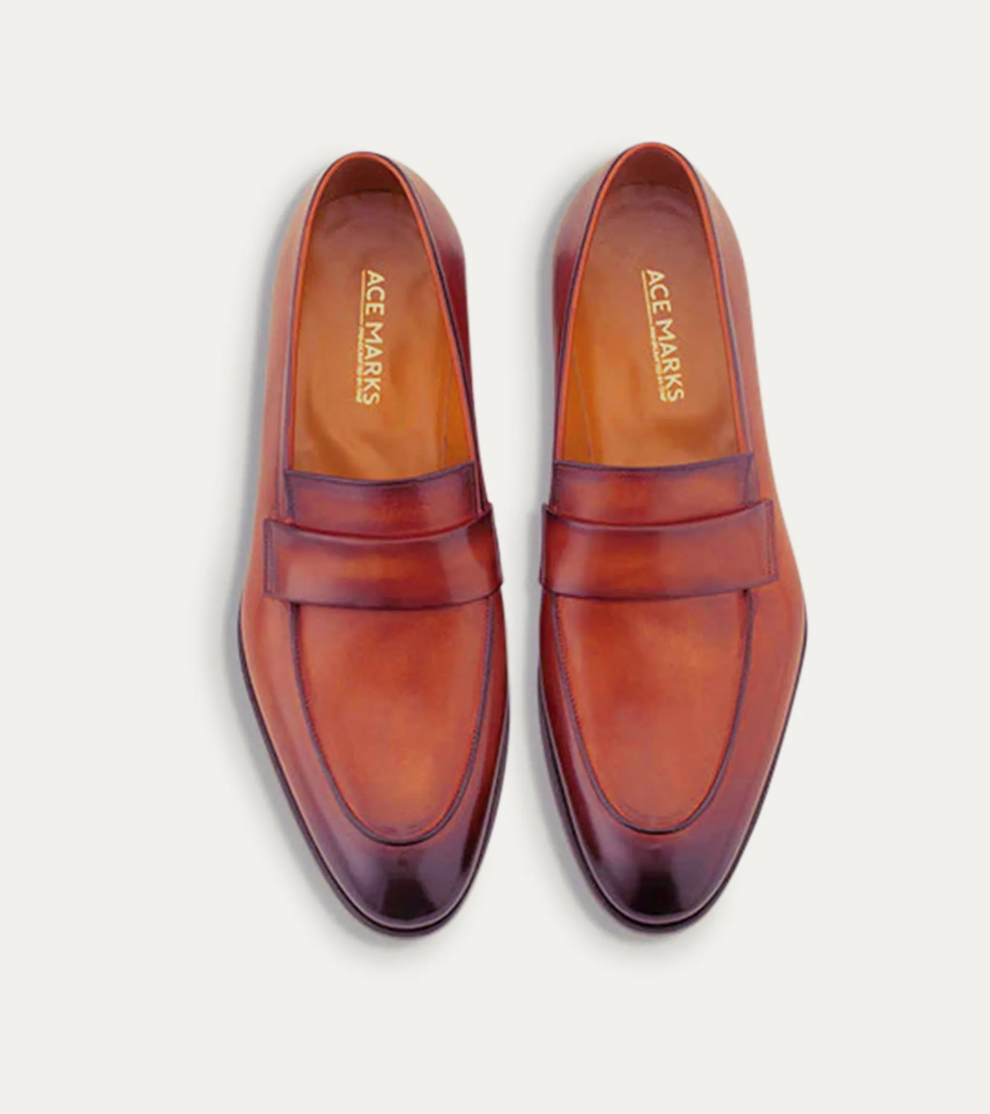 Jack Square Keeper Loafer in Cognac