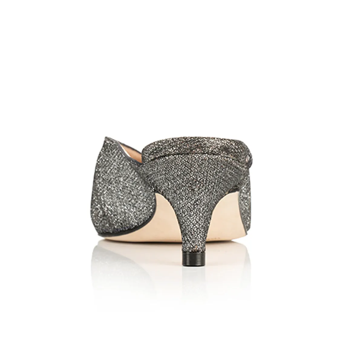 Jazz Extra-Wide Fit Mules - Graphite Shine