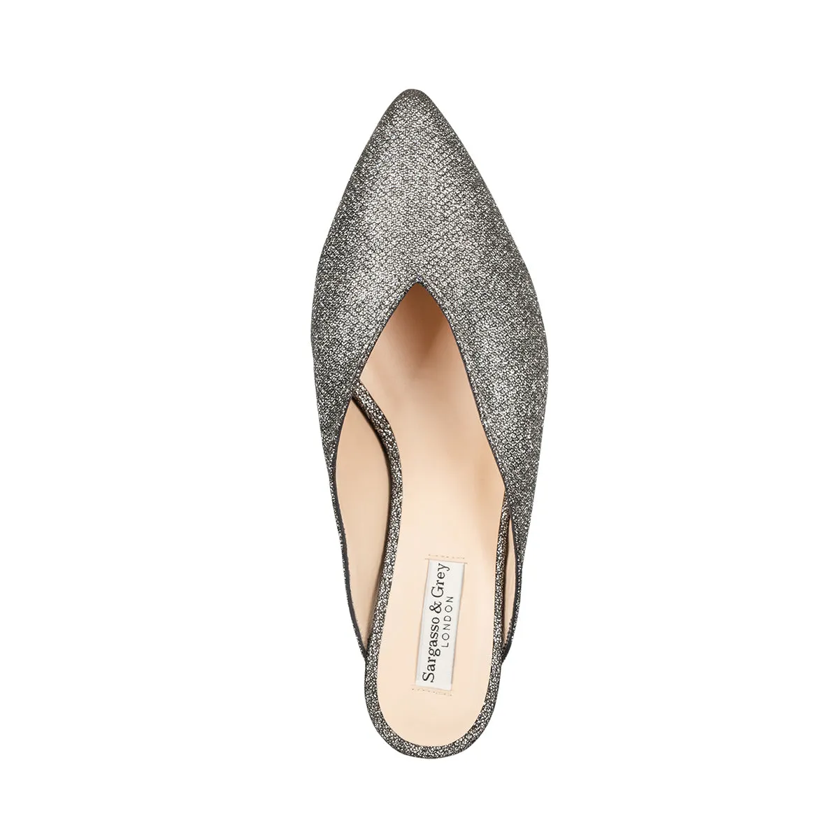 Jazz Extra-Wide Fit Mules - Graphite Shine