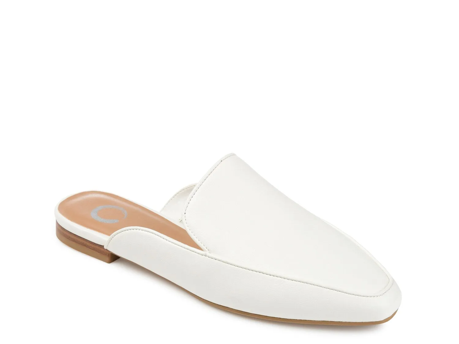 Journee Collection Akza mules, white