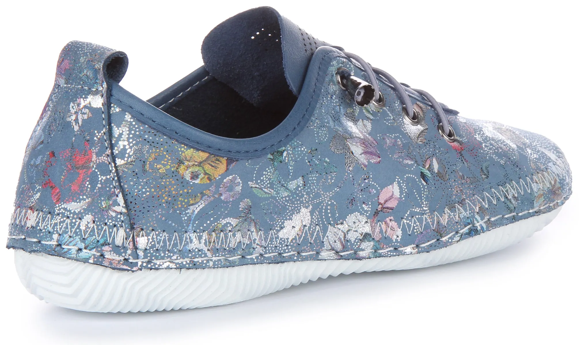 Justinreess England Lita In Blue Floral For Women