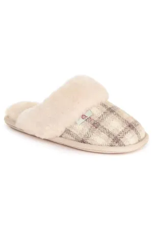 Kate Harris Tweed Mule Slippers