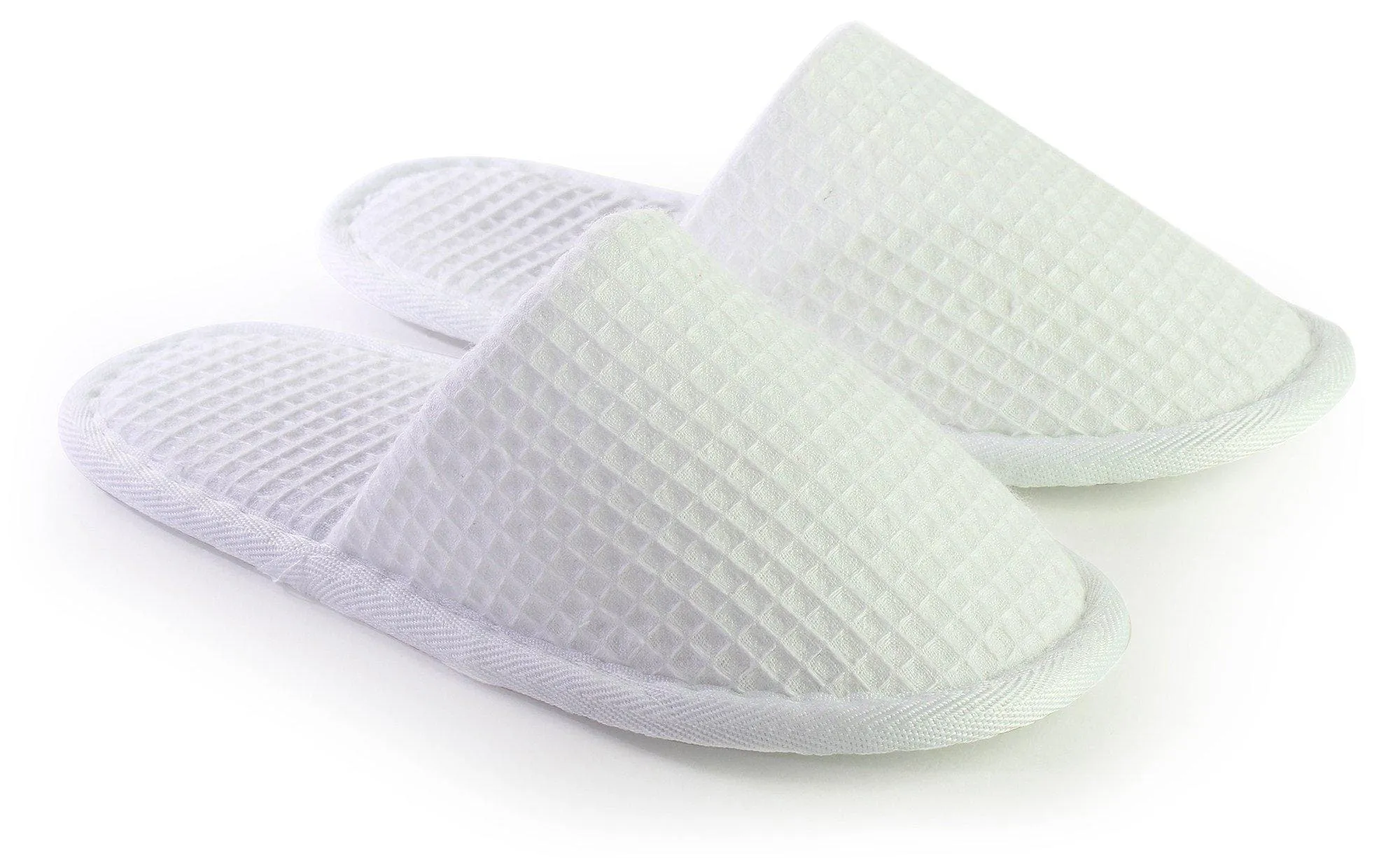 Kids Closed Toe Waffle Slippers, Non-Slip Sole, Comfort & Breathable