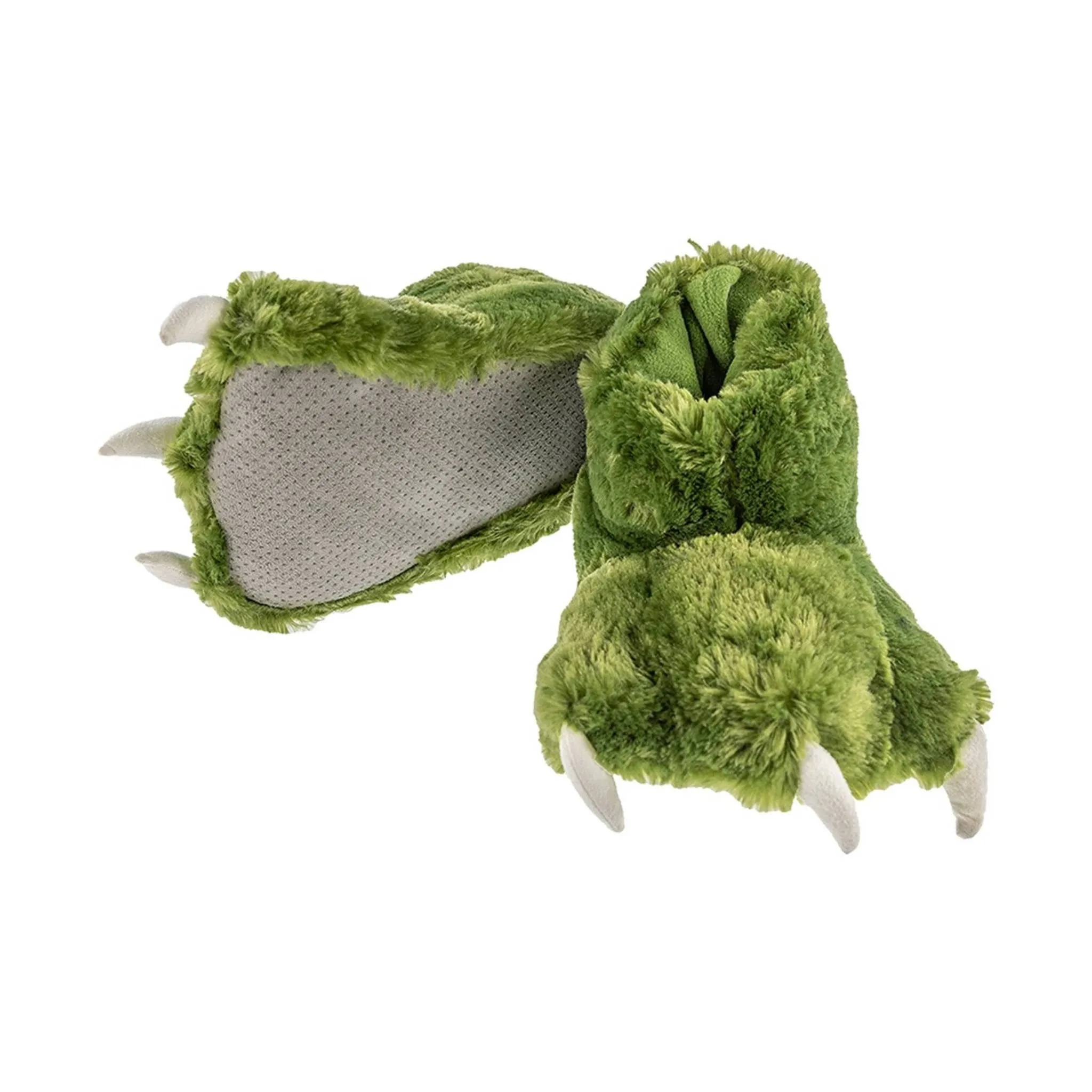 Lazy One Monster Paw Slippers - Green