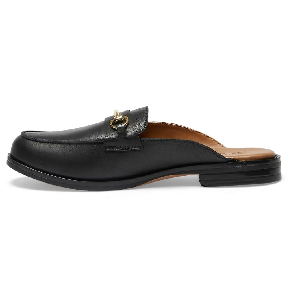 Lena Loafer in Black Leather