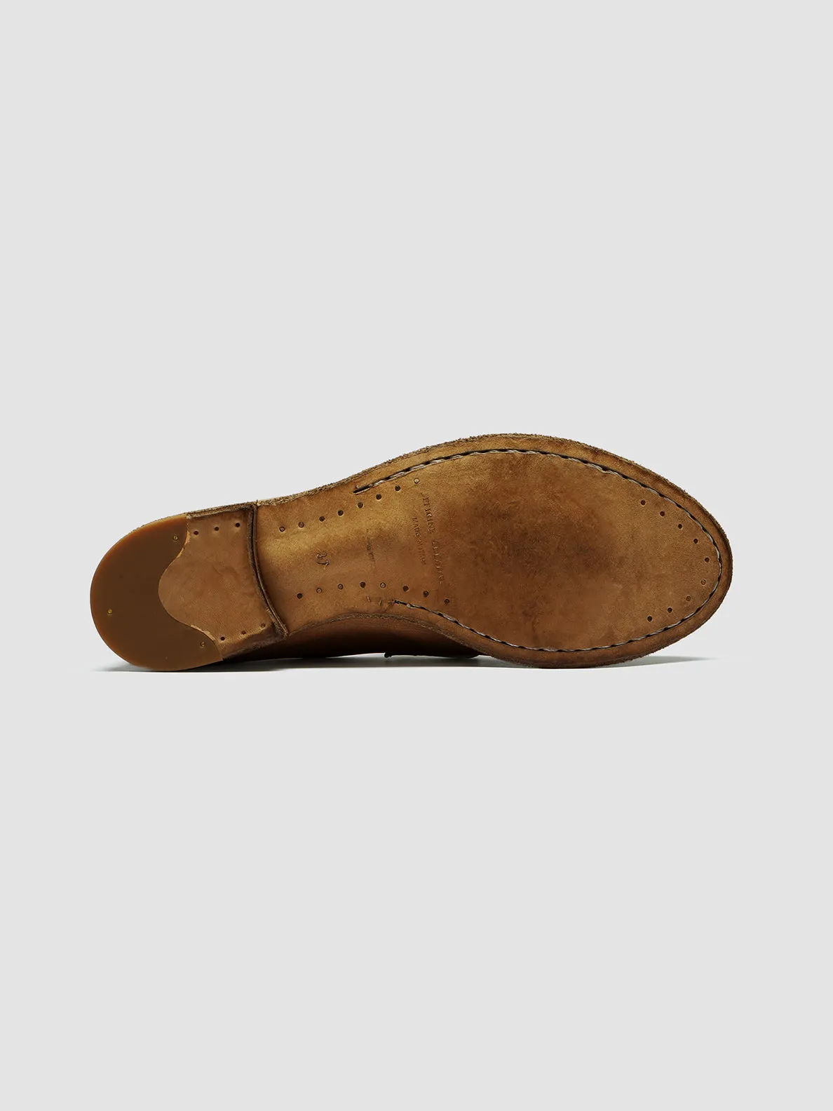 LEXIKON 516 - Brown Woven Leather Loafers