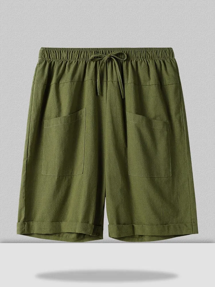 linen style sport short