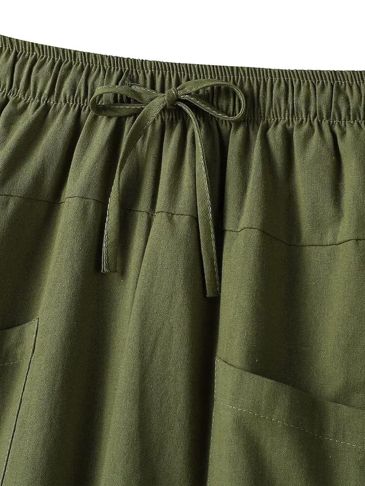 linen style sport short