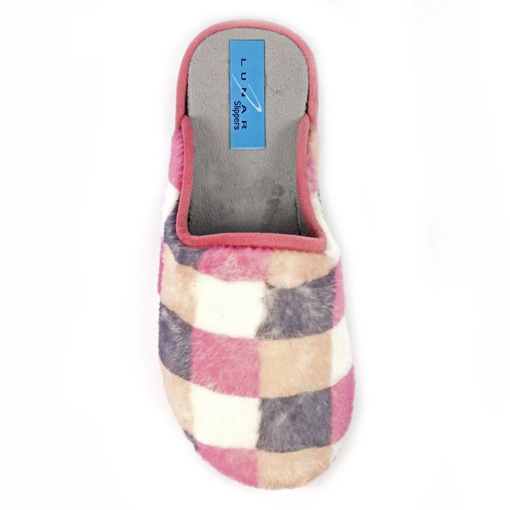 Lunar Womens Slipper Mule Yasmina Pink