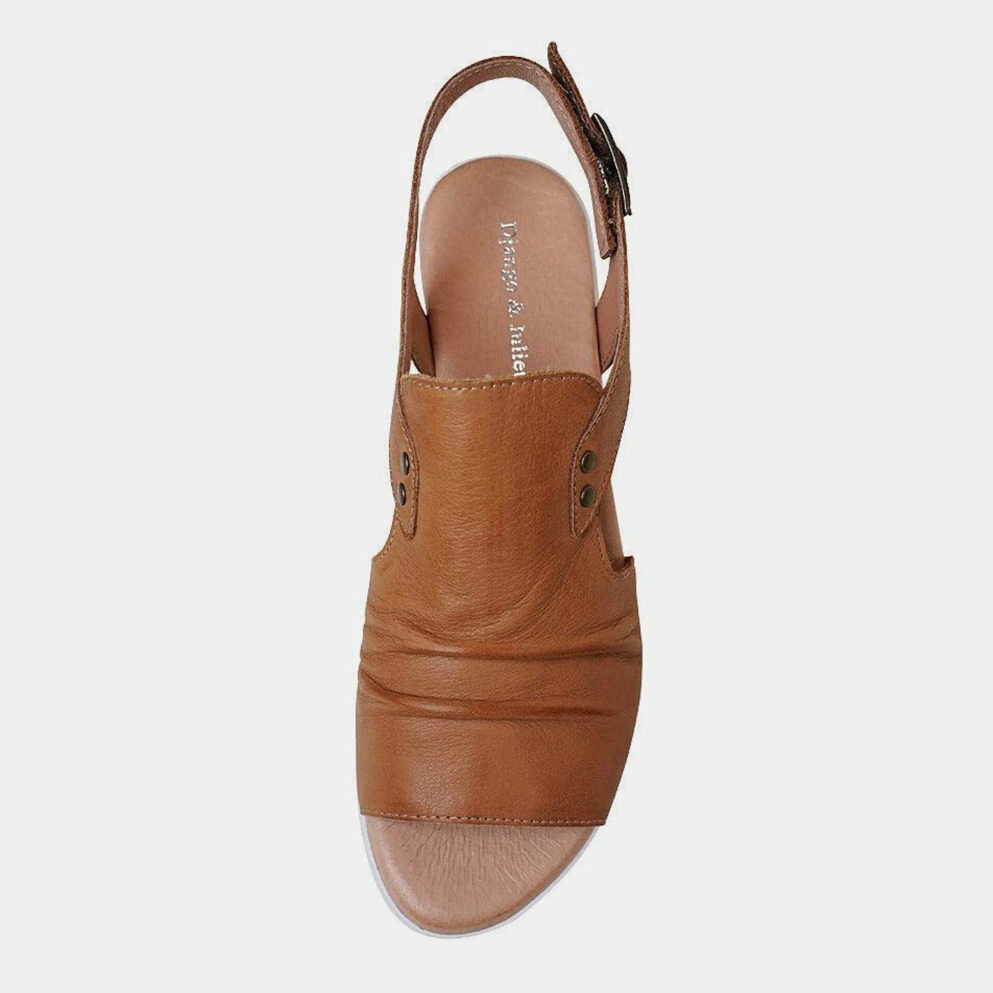 Madis Tan Leather Sandals