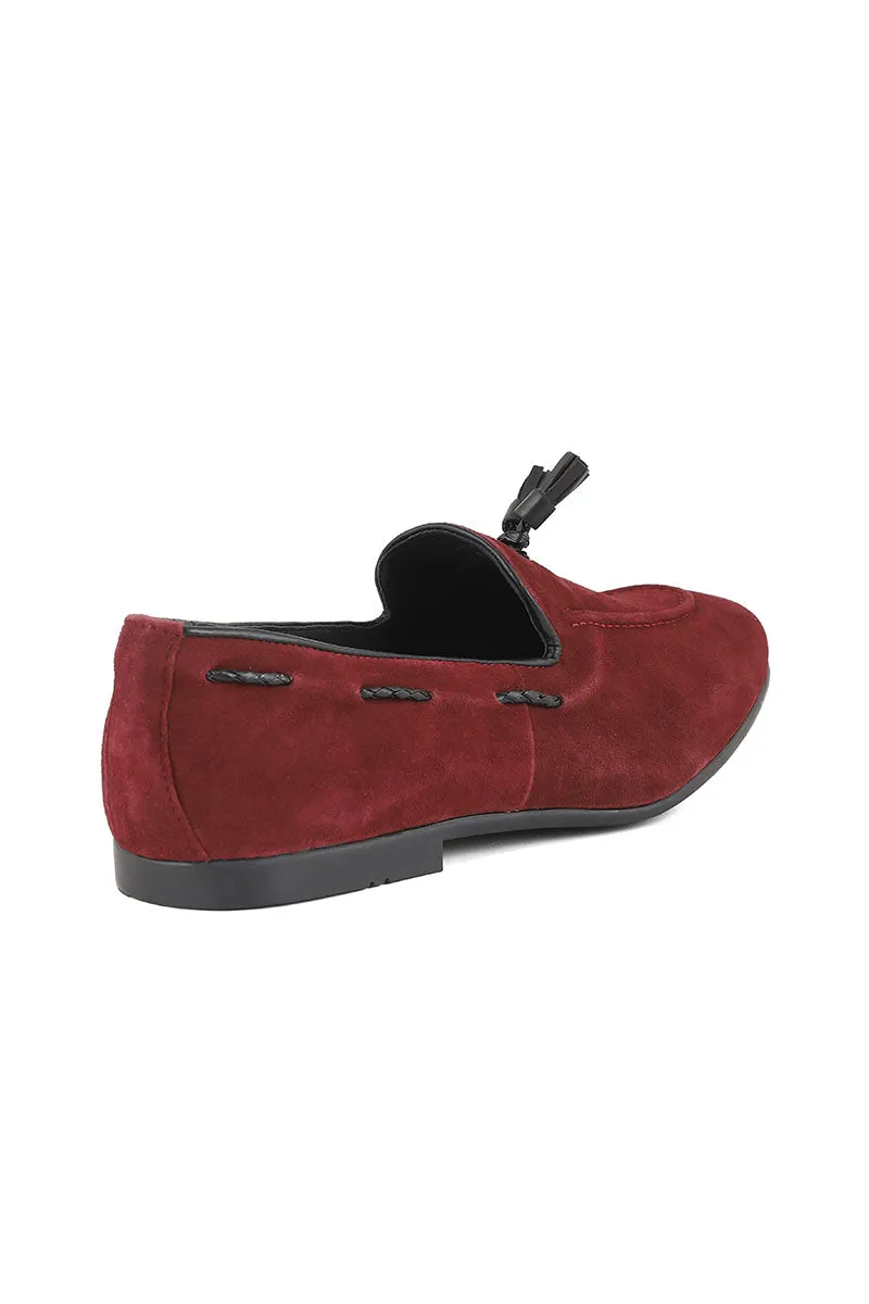 Men Formal Loafers M22068-Maroon