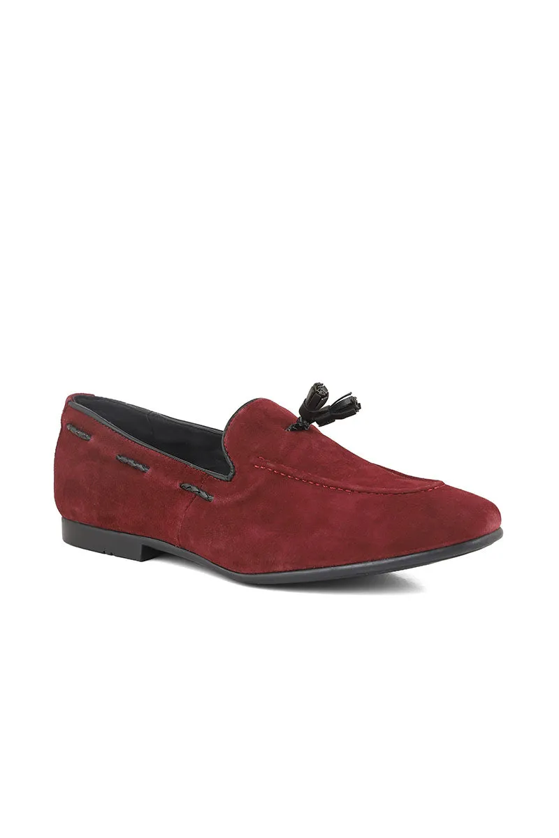 Men Formal Loafers M22068-Maroon