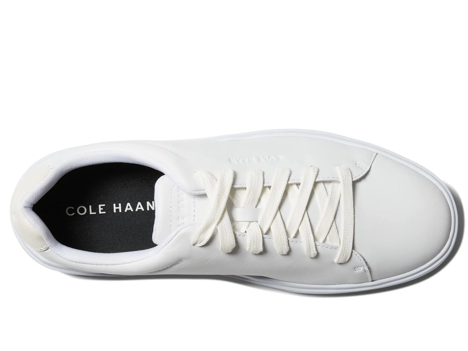 Men's Shoes Cole Haan GRAND CROSSCOURT TRAVELER Leather Sneaker C36656 WHITE