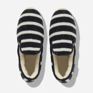 Men's Striped Wool Slippers