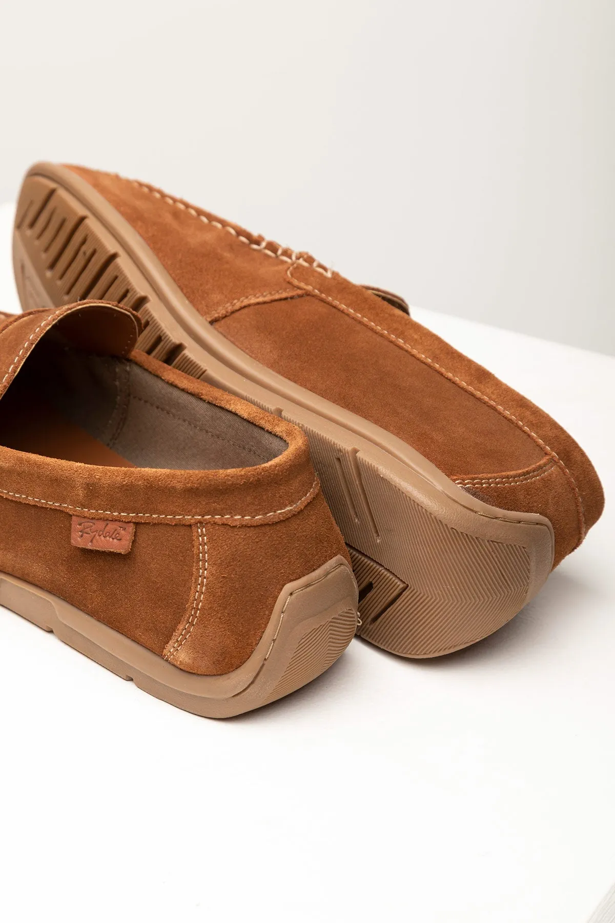 Men's Suede Driving Loafers - Sandsend