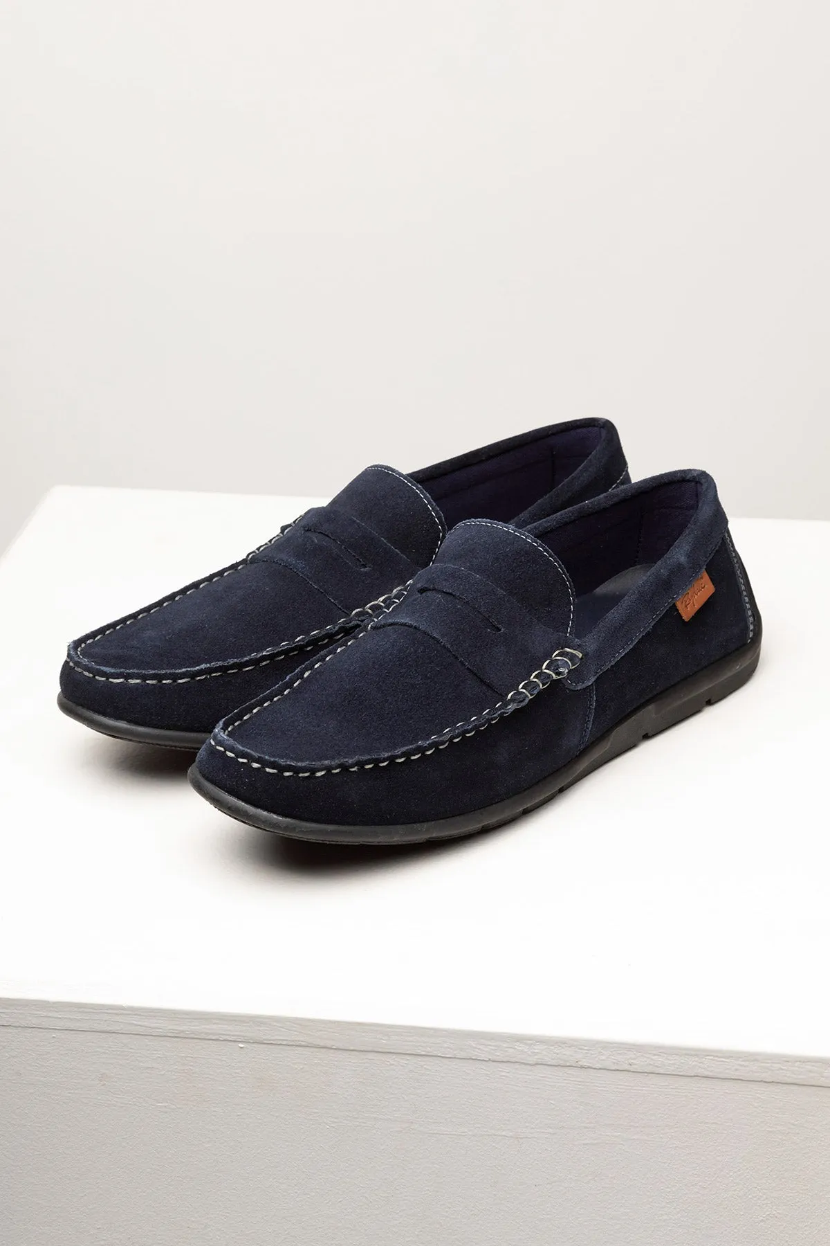 Men's Suede Driving Loafers - Sandsend