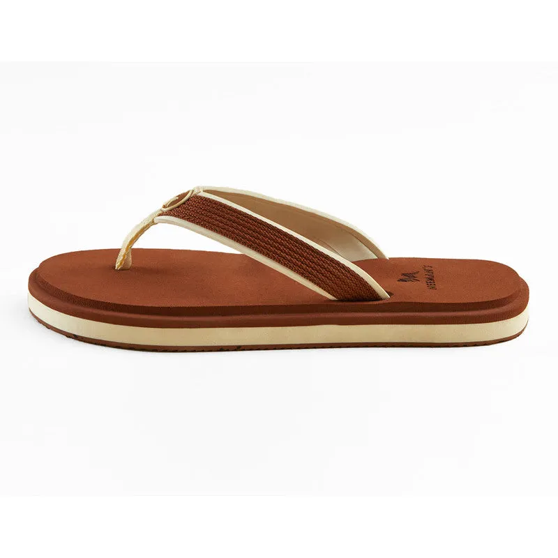 Neeman's Eco Fluffy Flip Flops | Brown | Soft & Comfortable