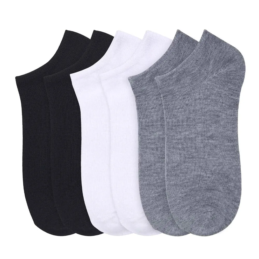 No Show Spandex Plain Socks Size 9-11 (12 units)