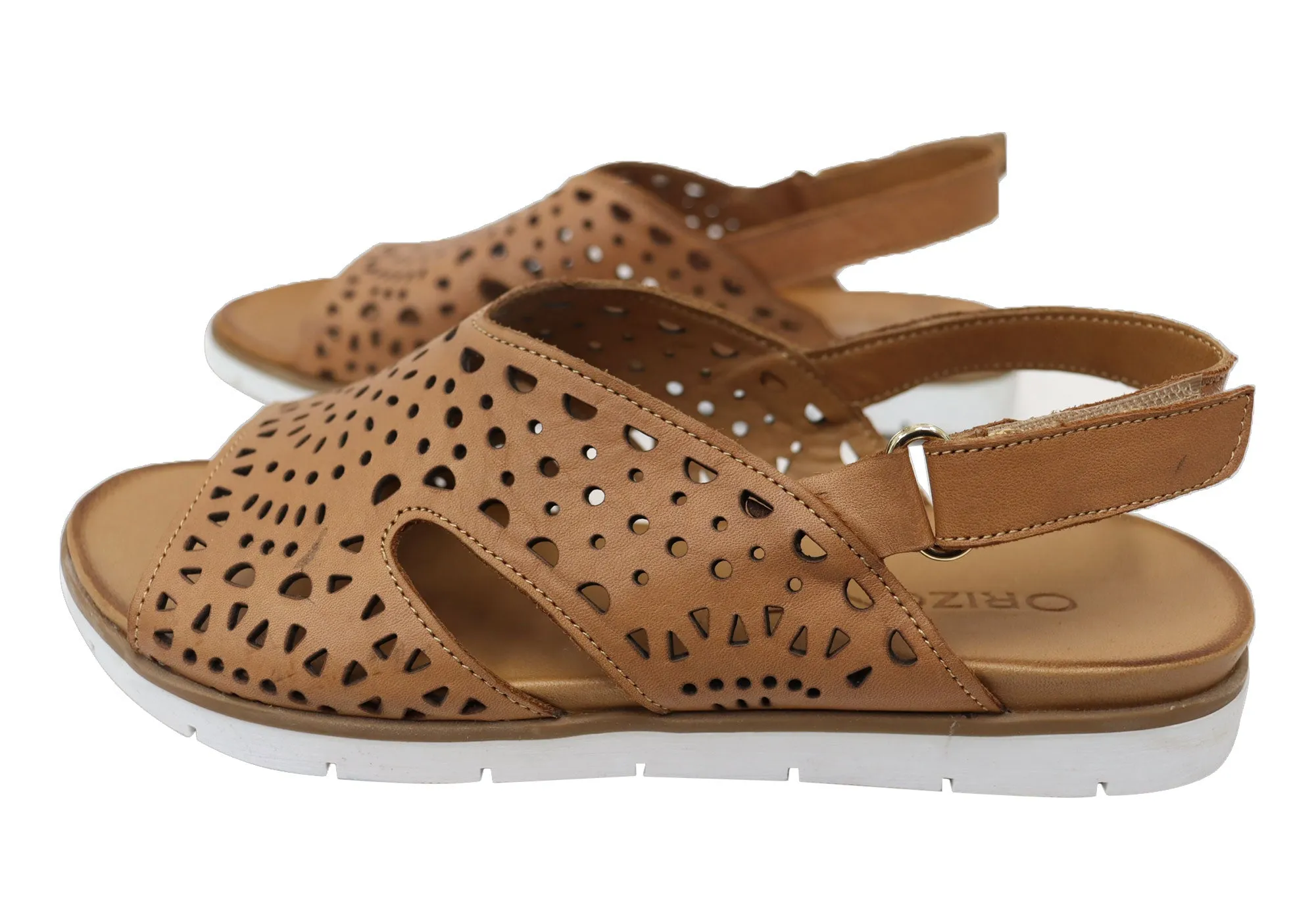 Orizonte Arkia Womens Comfortable European Leather Sandals