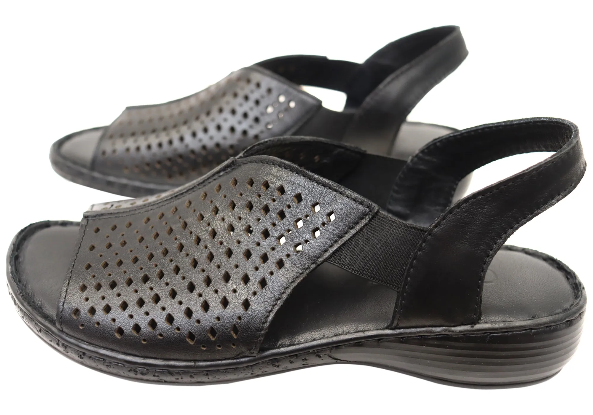 Orizonte Marlee Womens Comfortable European Leather Sandals