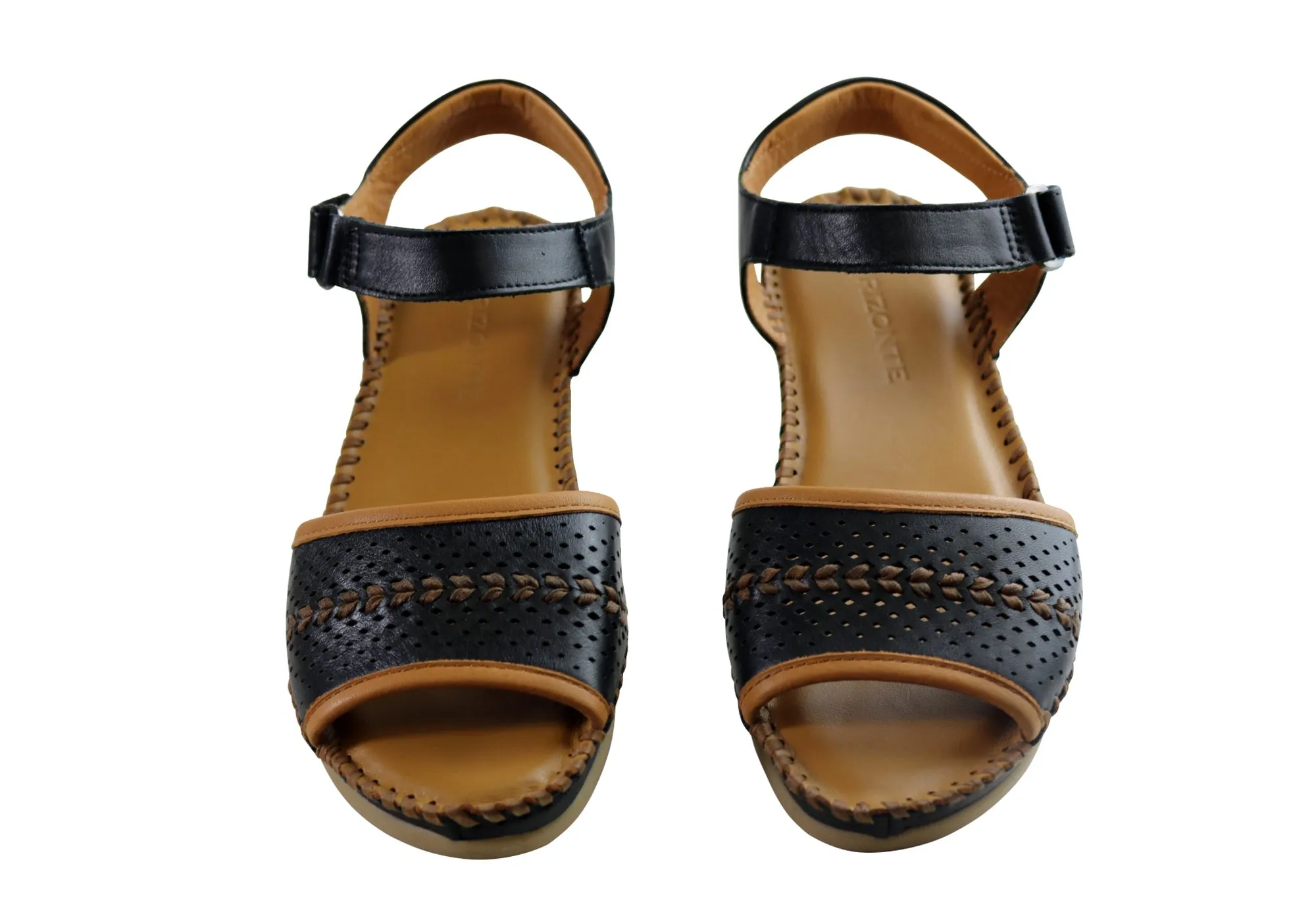 Orizonte Mellie Womens European Comfortable Leather Sandals