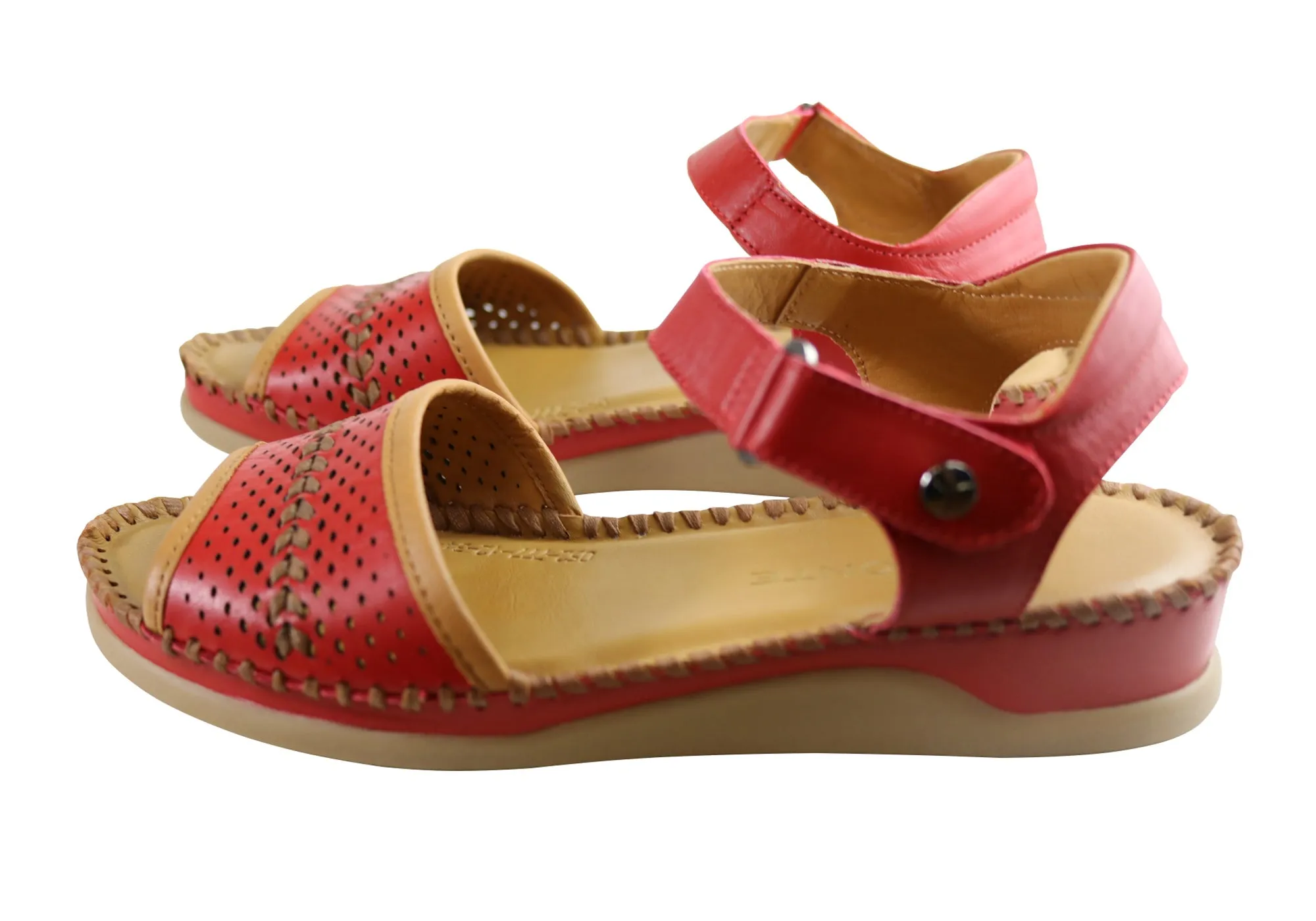 Orizonte Mellie Womens European Comfortable Leather Sandals