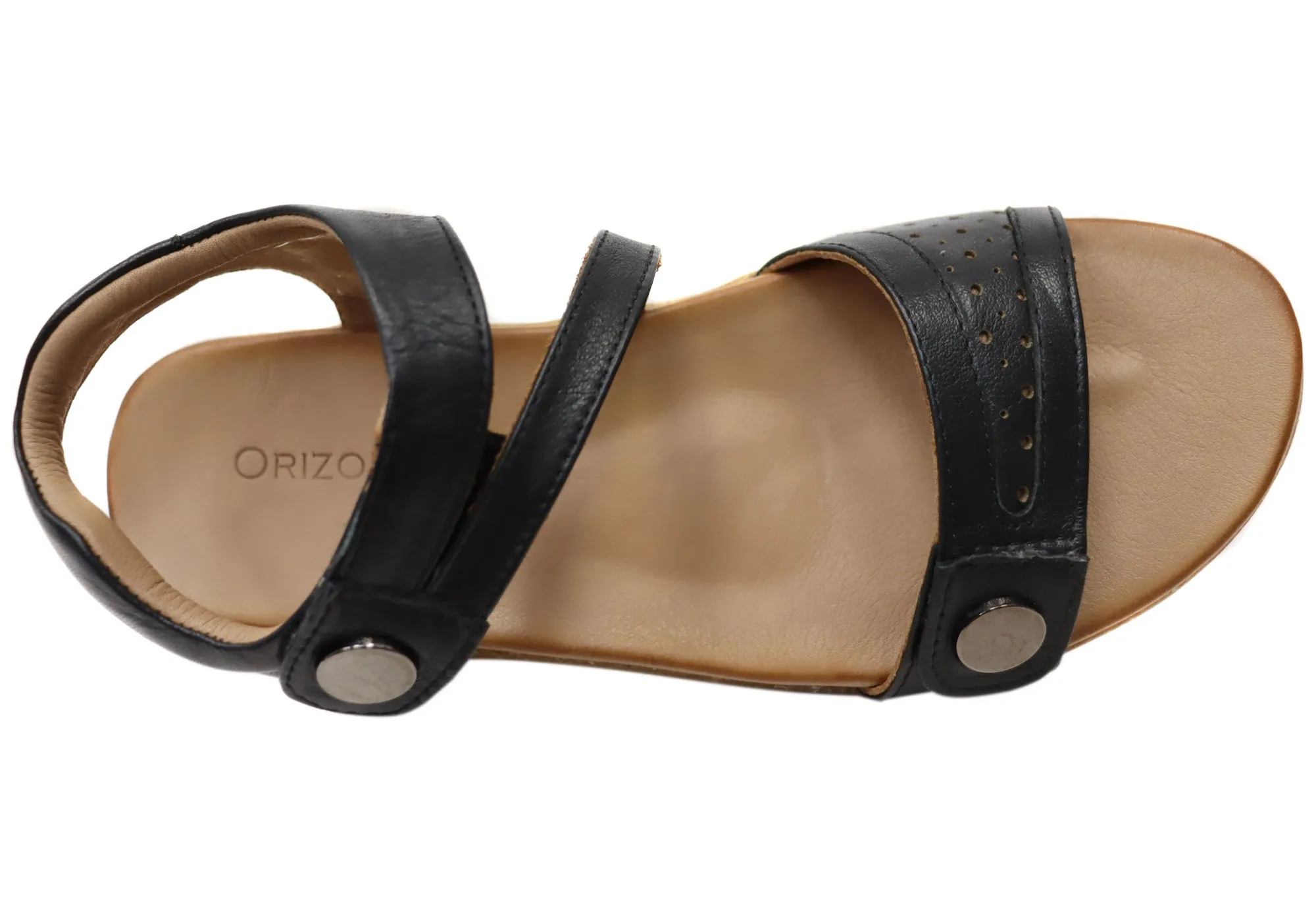 Orizonte Sorrento Womens Comfortable European Leather Sandals