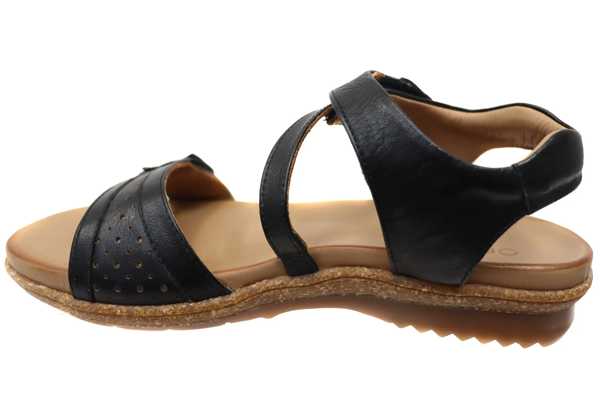 Orizonte Sorrento Womens Comfortable European Leather Sandals