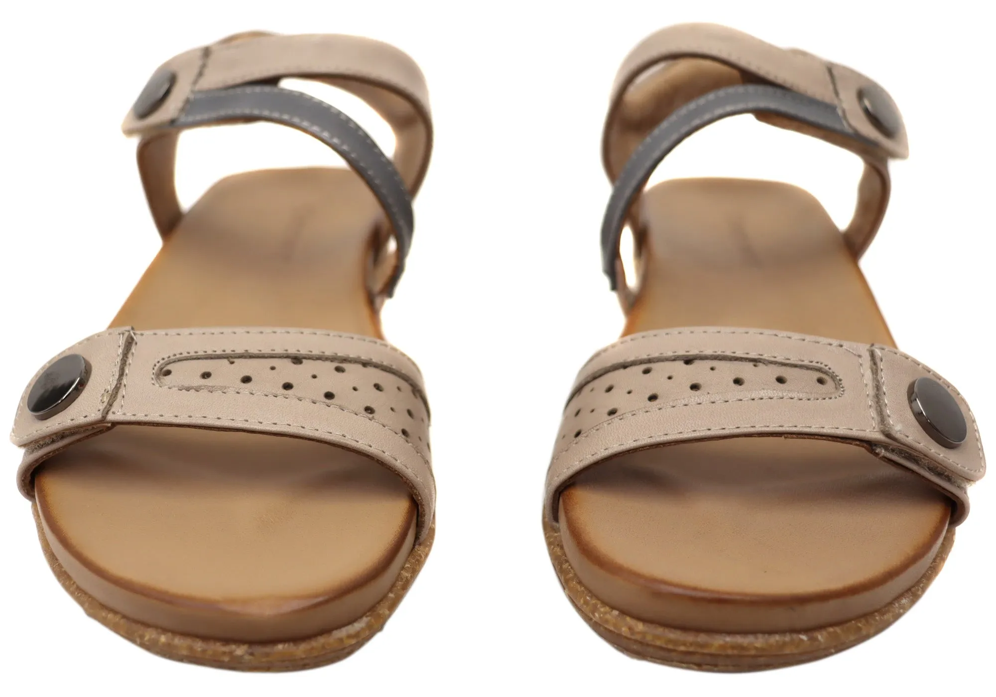 Orizonte Sorrento Womens Comfortable European Leather Sandals