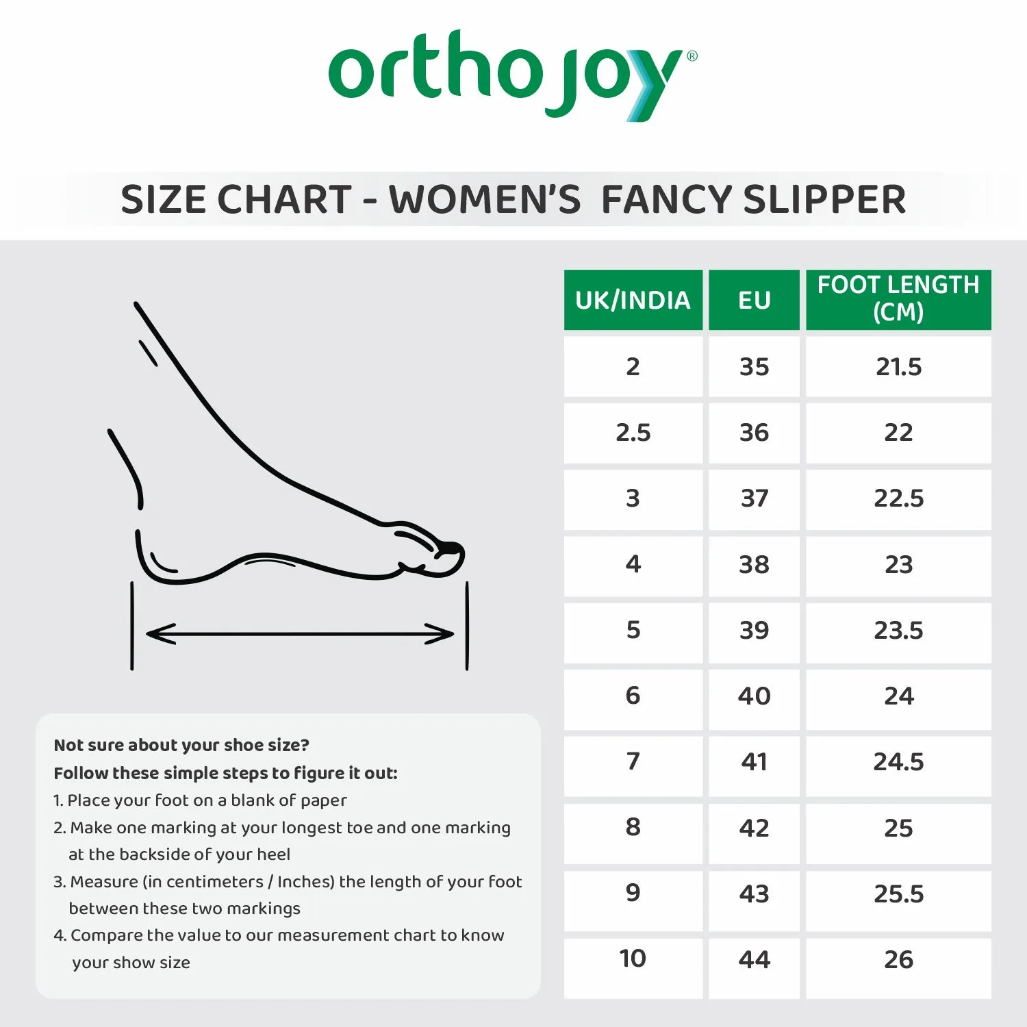 ORTHO JOY doctor Fancy Slipper for women