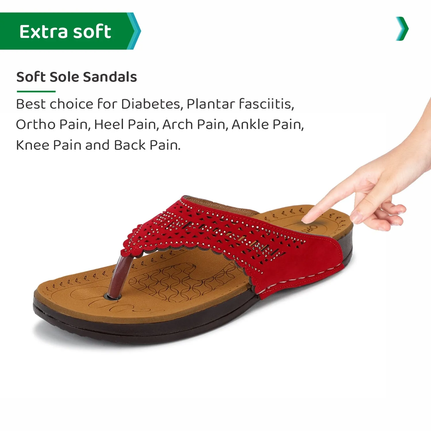 ORTHO JOY doctor Slipper for women  | Orthopedic Slippers