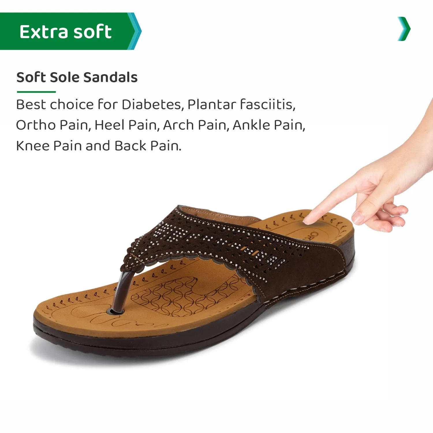 ORTHO JOY doctor Slipper for women  | Orthopedic Slippers