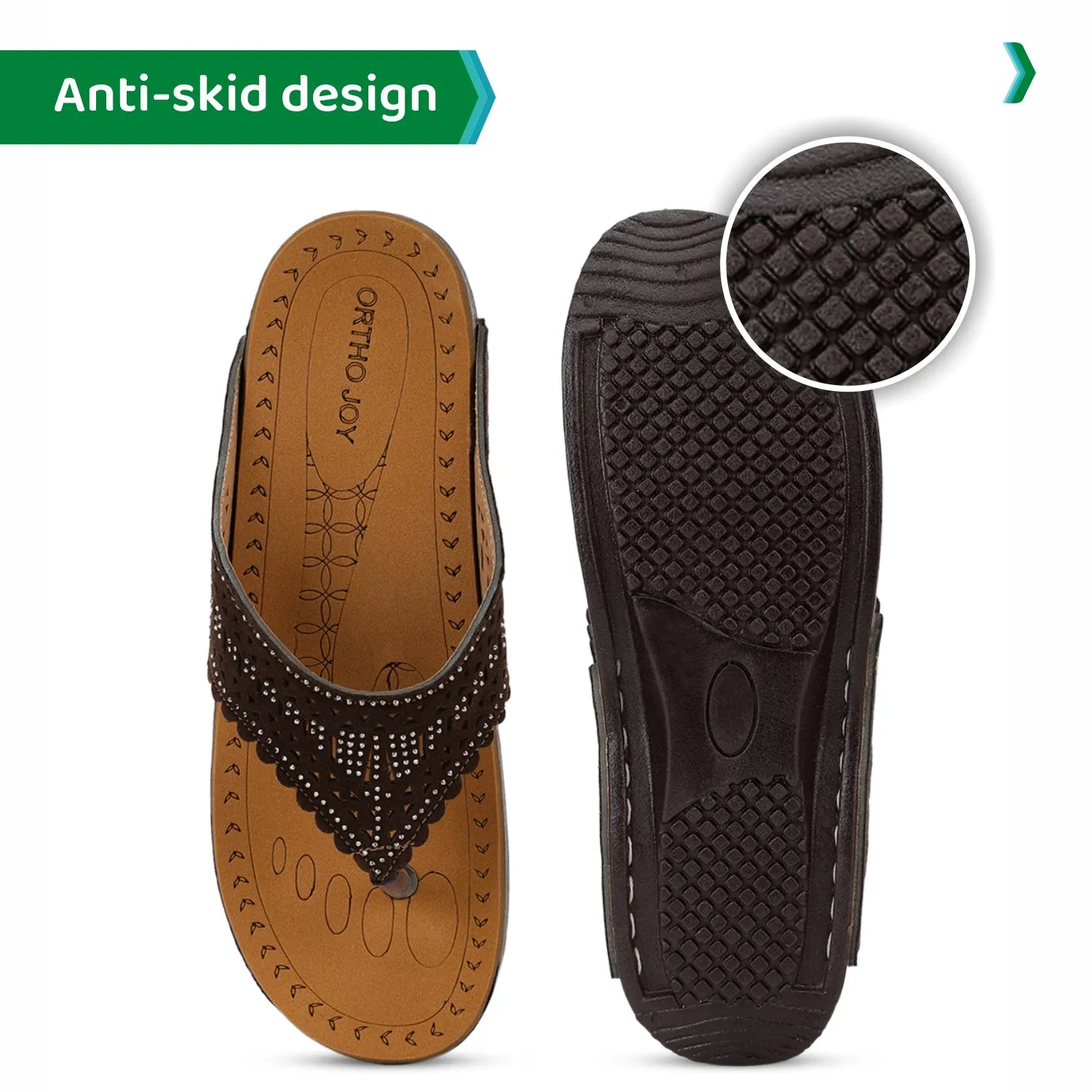 ORTHO JOY doctor Slipper for women  | Orthopedic Slippers