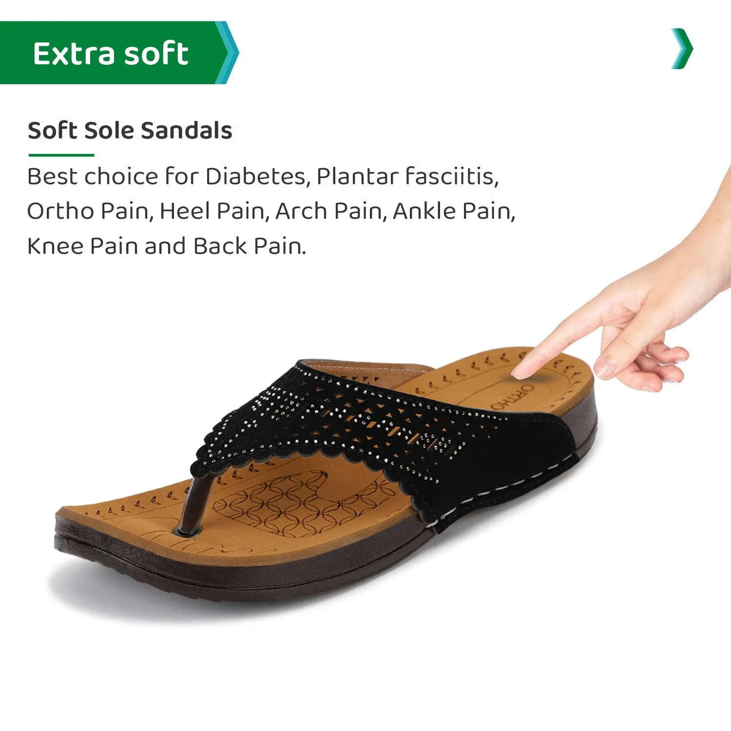 ORTHO JOY doctor Slipper for women  | Orthopedic Slippers