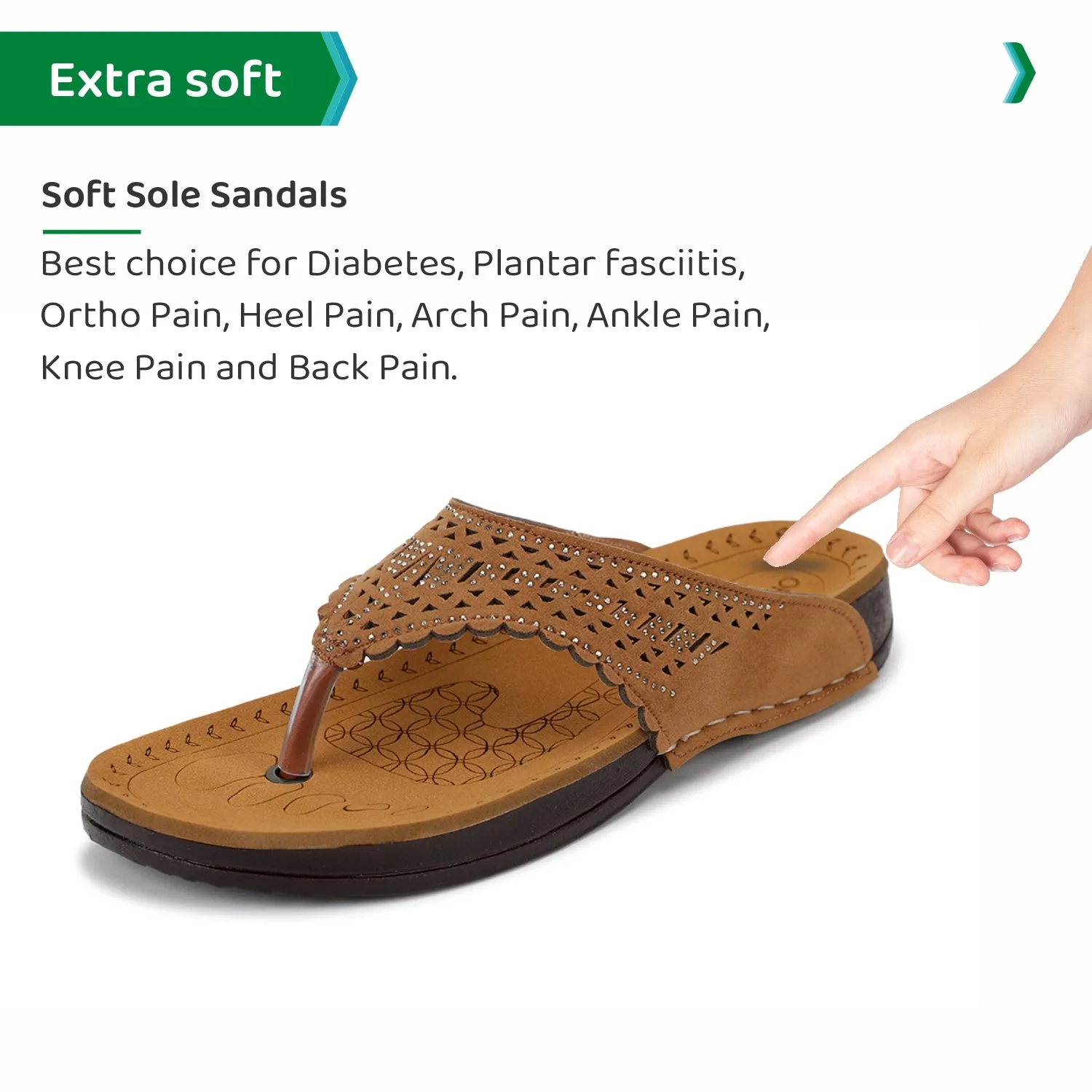 ORTHO JOY doctor Slipper for women  | Orthopedic Slippers