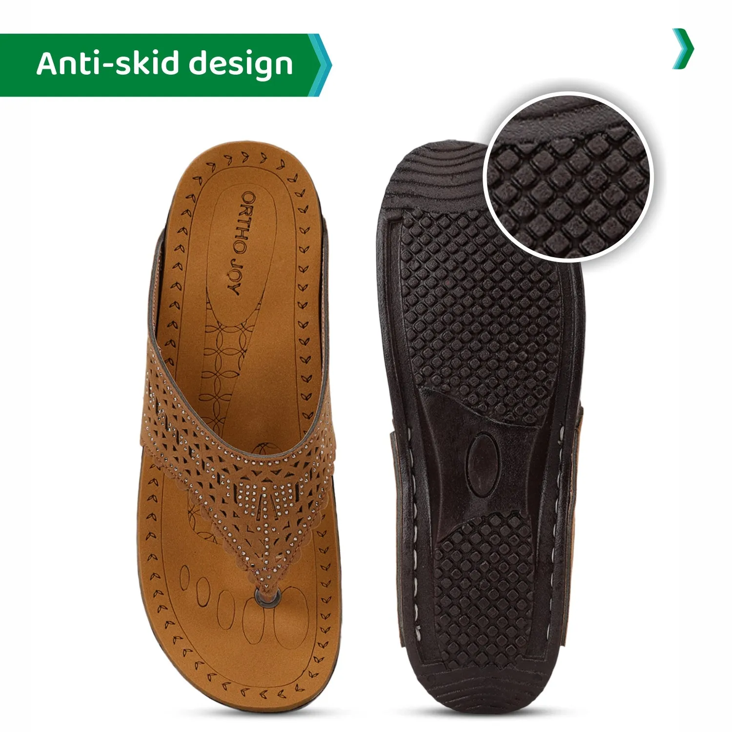 ORTHO JOY doctor Slipper for women  | Orthopedic Slippers