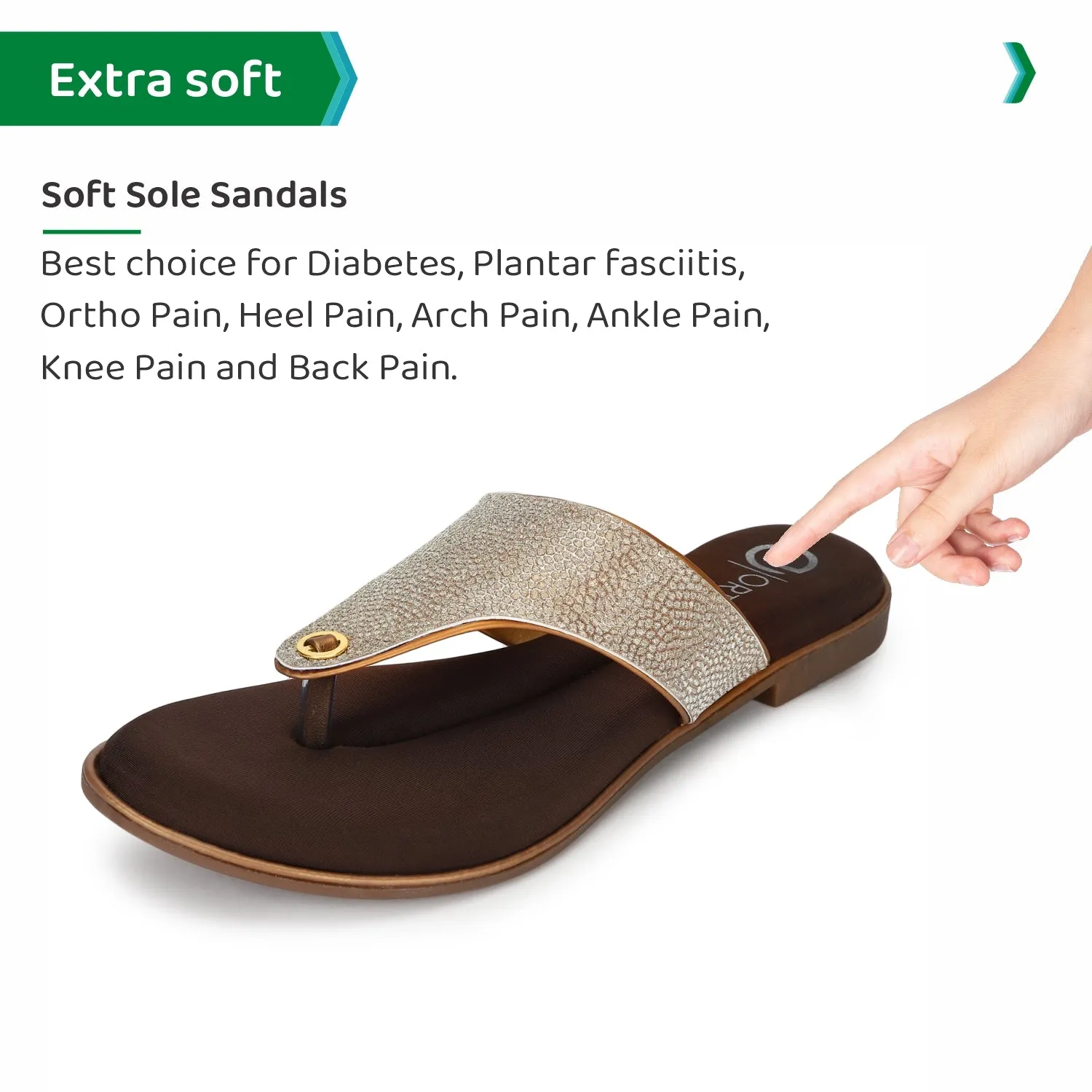 ORTHO JOY Fancy Slipper for women | Orthopedic Slippers