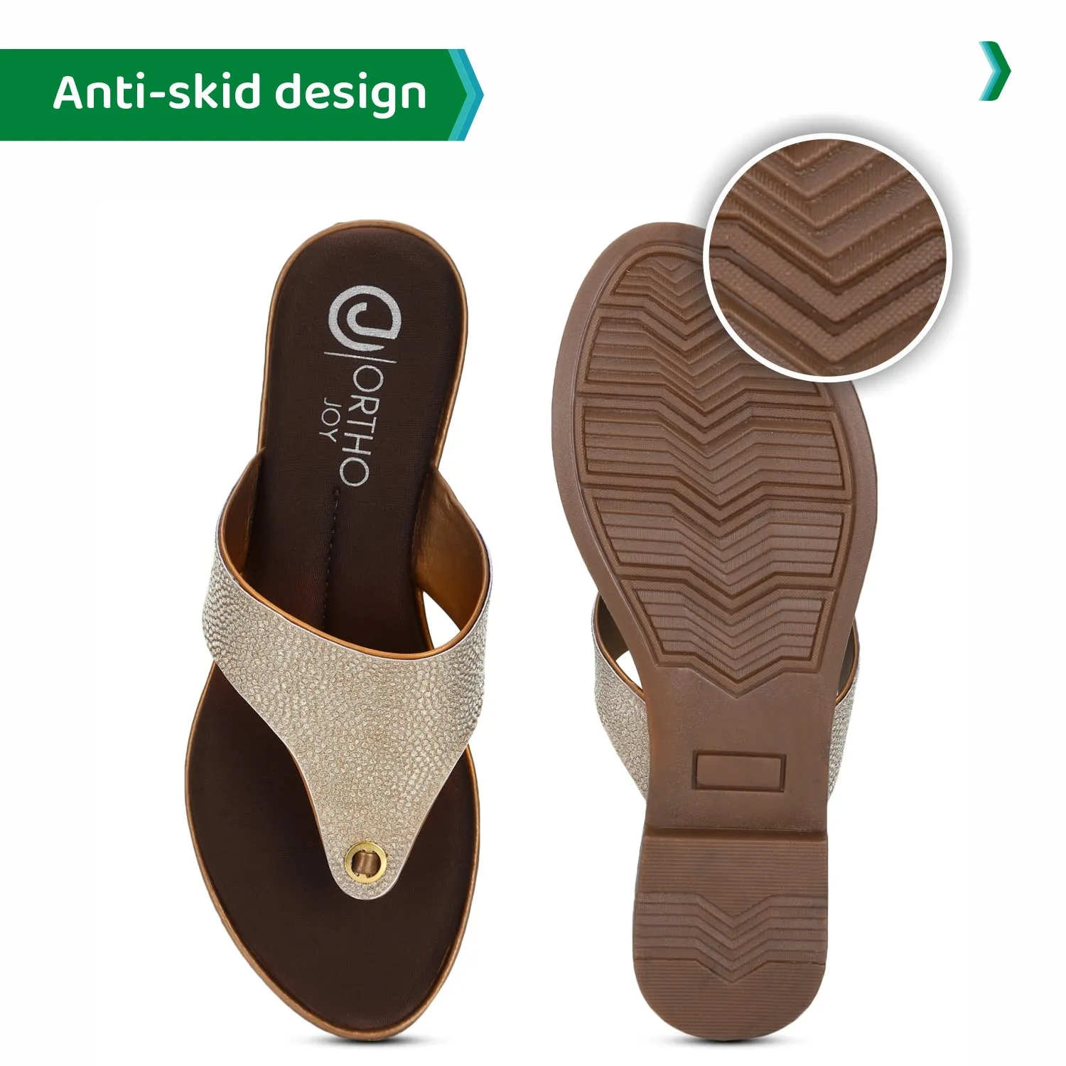 ORTHO JOY Fancy Slipper for women | Orthopedic Slippers