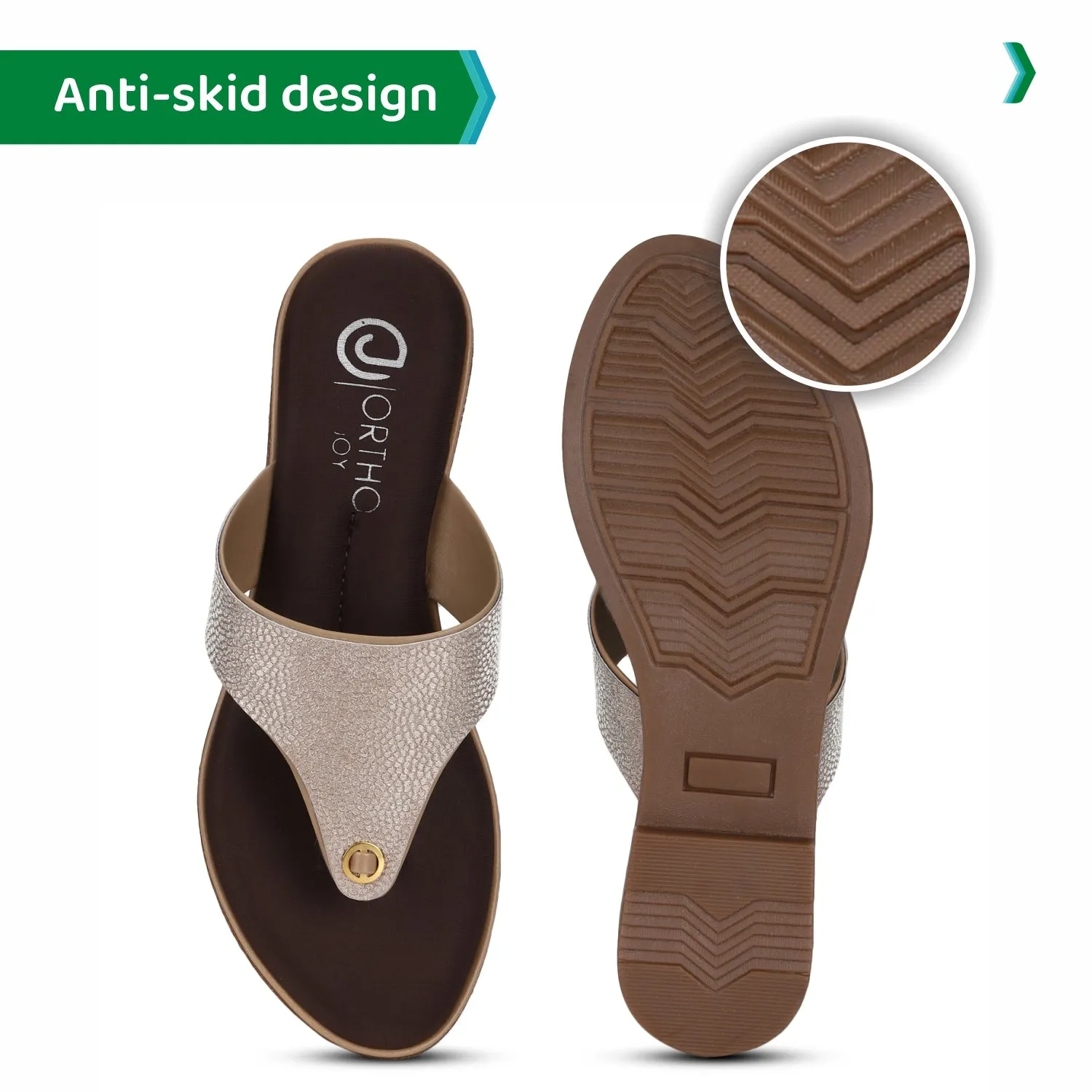 ORTHO JOY Fancy Slipper for women | Orthopedic Slippers