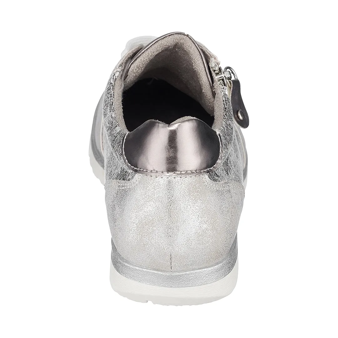 Palmer Silver Print Sneakers