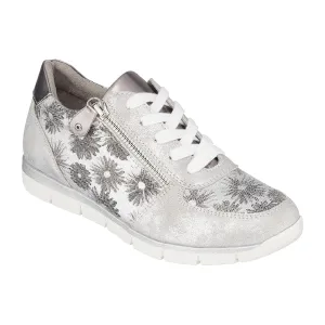 Palmer Silver Print Sneakers