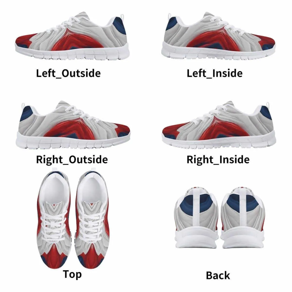 Patriotic Men's Running Shoes