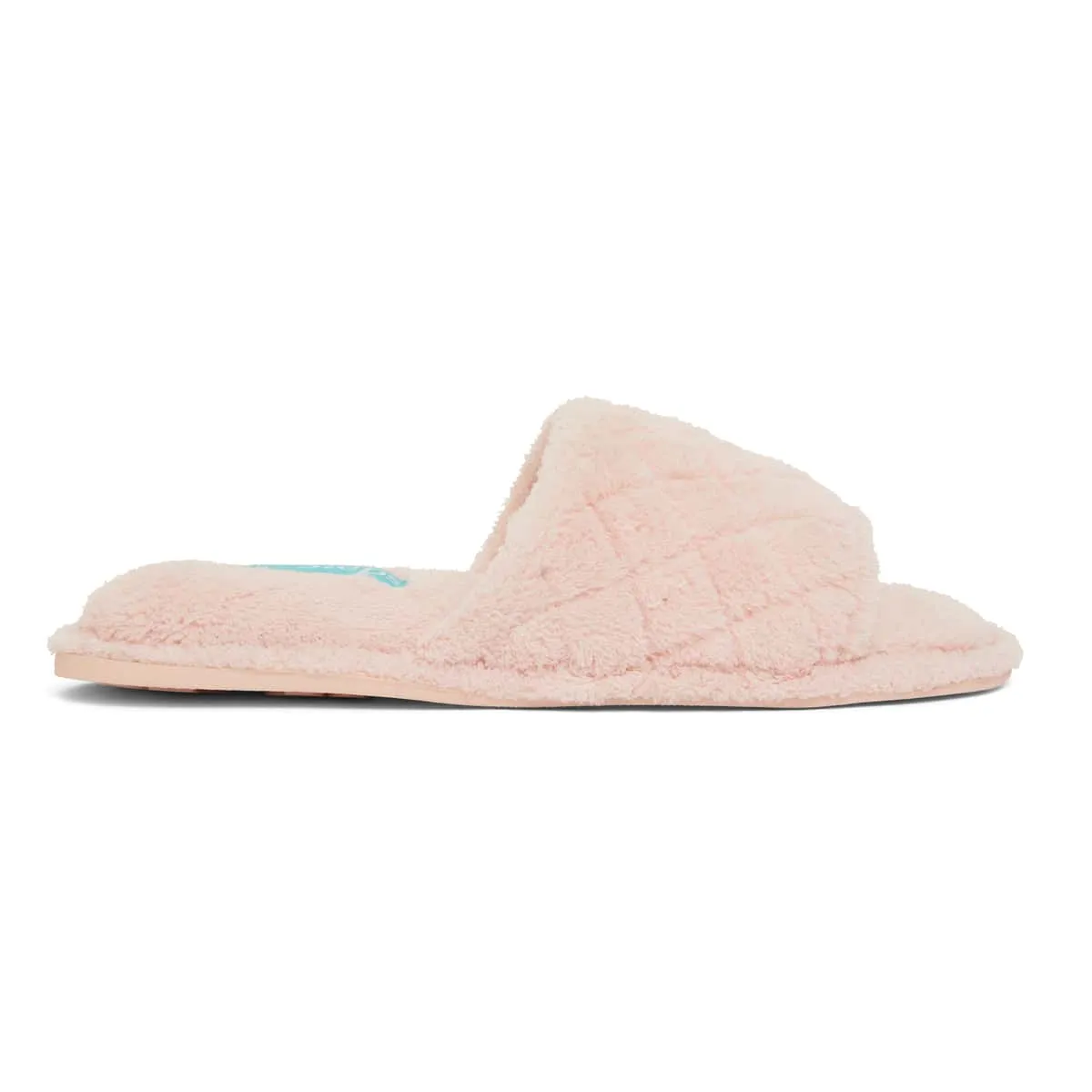 Pearl Slipper in Pink Fabric