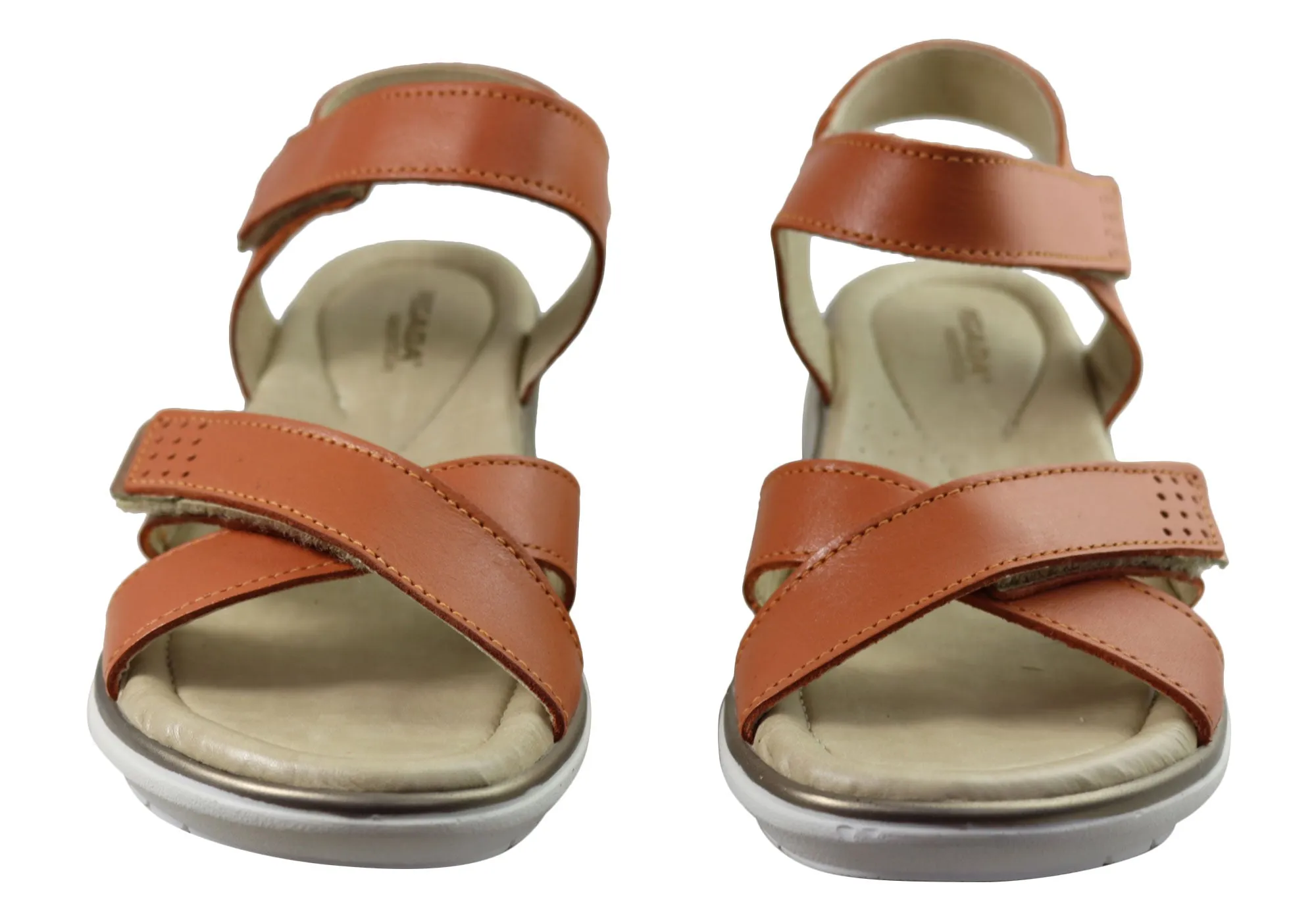 Pegada Kerala Womens Comfortable Leather Sandals Made In Brazil